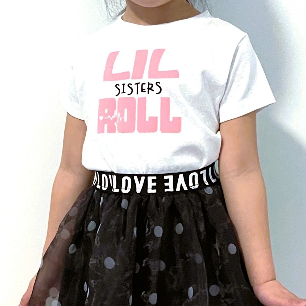 Personalized Lil Sisters Roll Toddler T-shirt